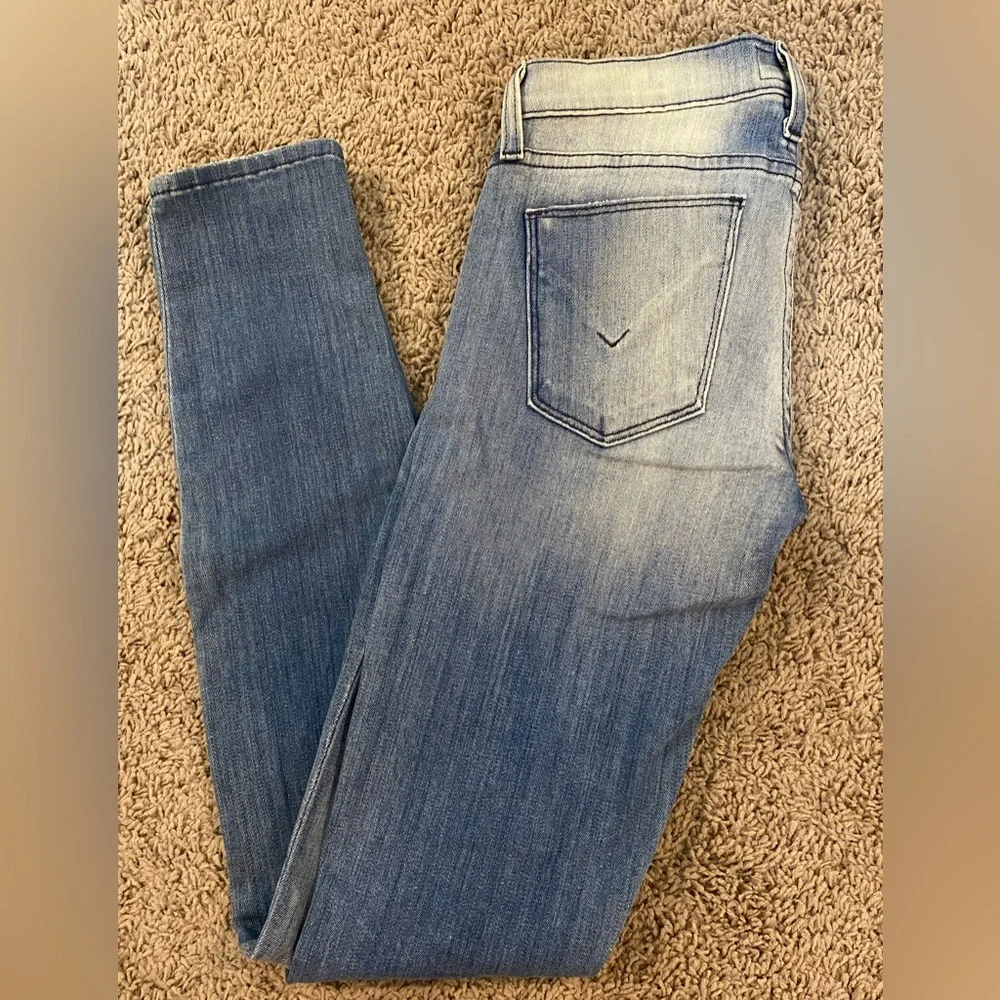 👖Hudson • women’s super skinny distressed jeans • 24 • EUC - Picture 4 of 14